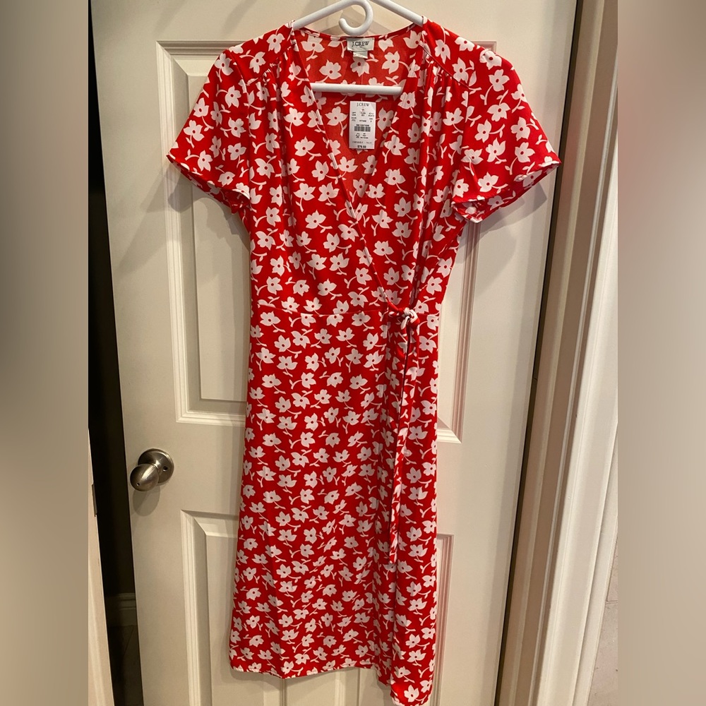 Jcrew Midi Wrap Dress